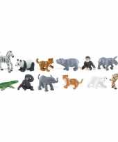 Plastic figuren van dierentuin dieren